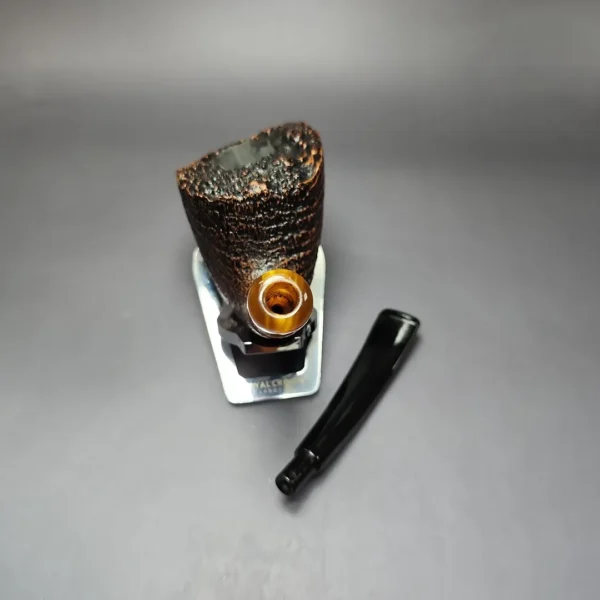 Radice Collect Silk Cut XXL Sandblasted Freehand Estate Briar Pipe, Italian Estates - Image 11