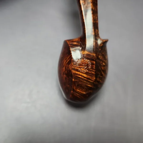 Jason Patrick Smooth Asymmetric Blowfish Estate Briar Pipe, American Estates - Image 12