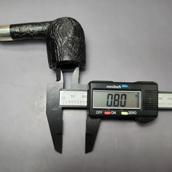 MBSD Briars Timeless Traditions 1 Sandblasted Billiard w/ Silver Handmade Briar Pipe, New - Image 12