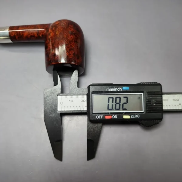 MBSD Briars Timeless Traditions 1 Smooth Billiard w/ Silver Handmade Briar Pipe, New - Image 12