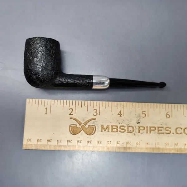 MBSD Briars Timeless Traditions 1 Sandblasted Billiard w/ Silver Handmade Briar Pipe, New - Image 12