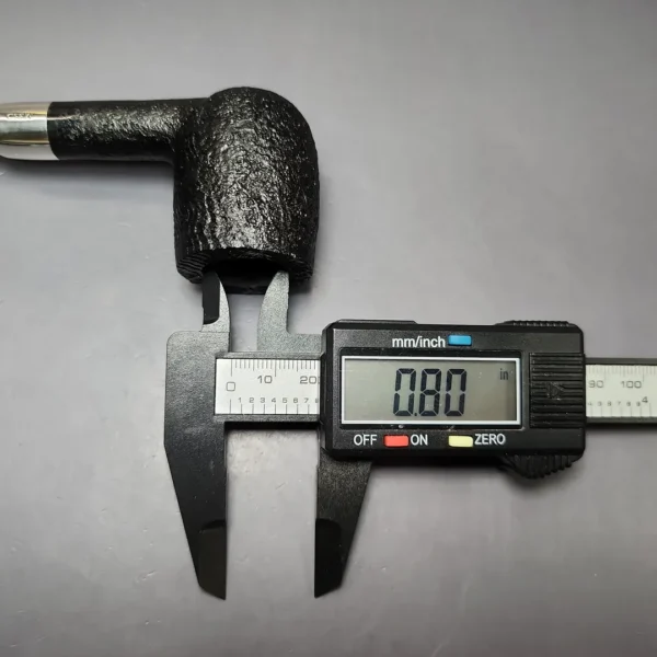 MBSD Briars Timeless Traditions 1 Sandblasted Billiard w/ Silver Handmade Briar Pipe, New - Image 12