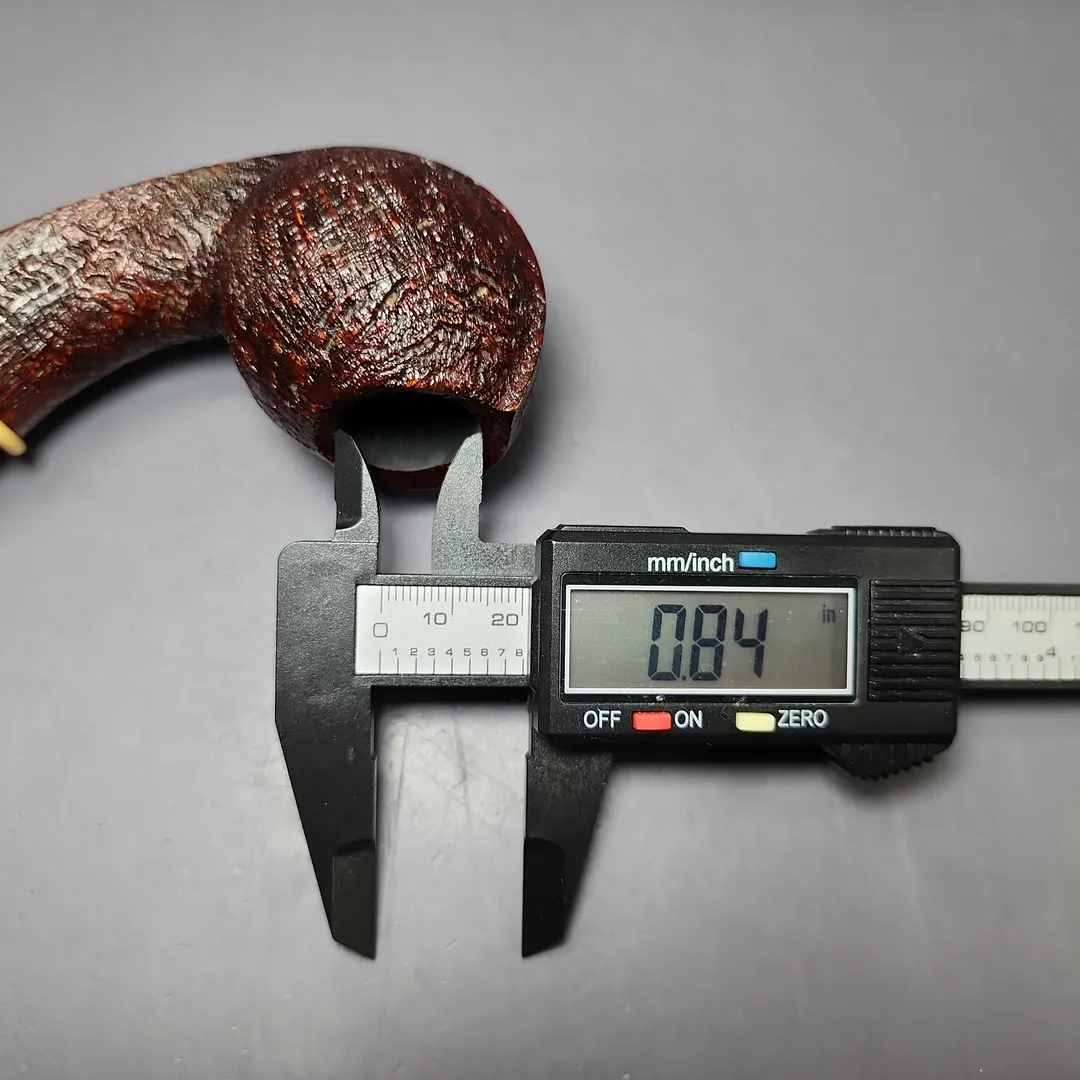 MBSD Briars Modern Masters 2 Sandblasted Blowfish w/ Boxwood Briar Pipe, New - Image 12