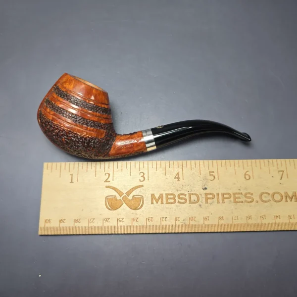 Mastro de Paja 1998 Columbus Day Pipe w/ Stand Estate Briar Pipe, Unsmoked - Image 12