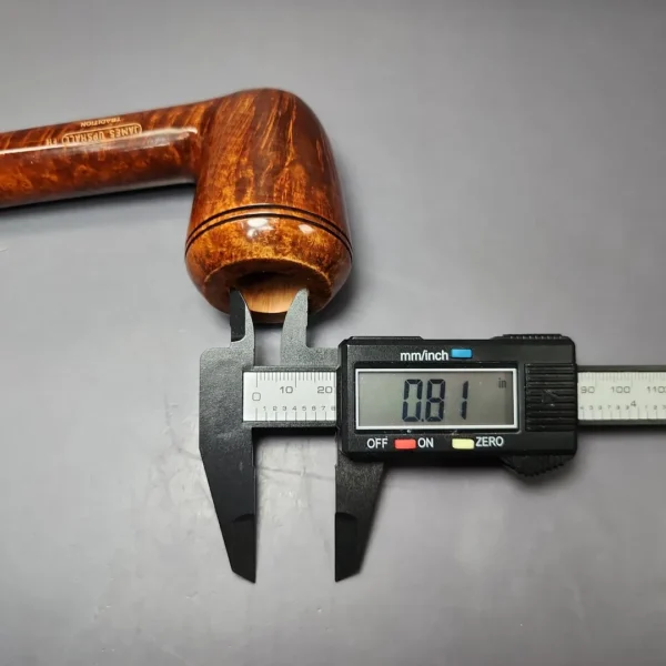 James Upshall Empire Series Tradition Magnum Smooth Rhodesian Estate Briar Pipe, Unsmoked - Image 12