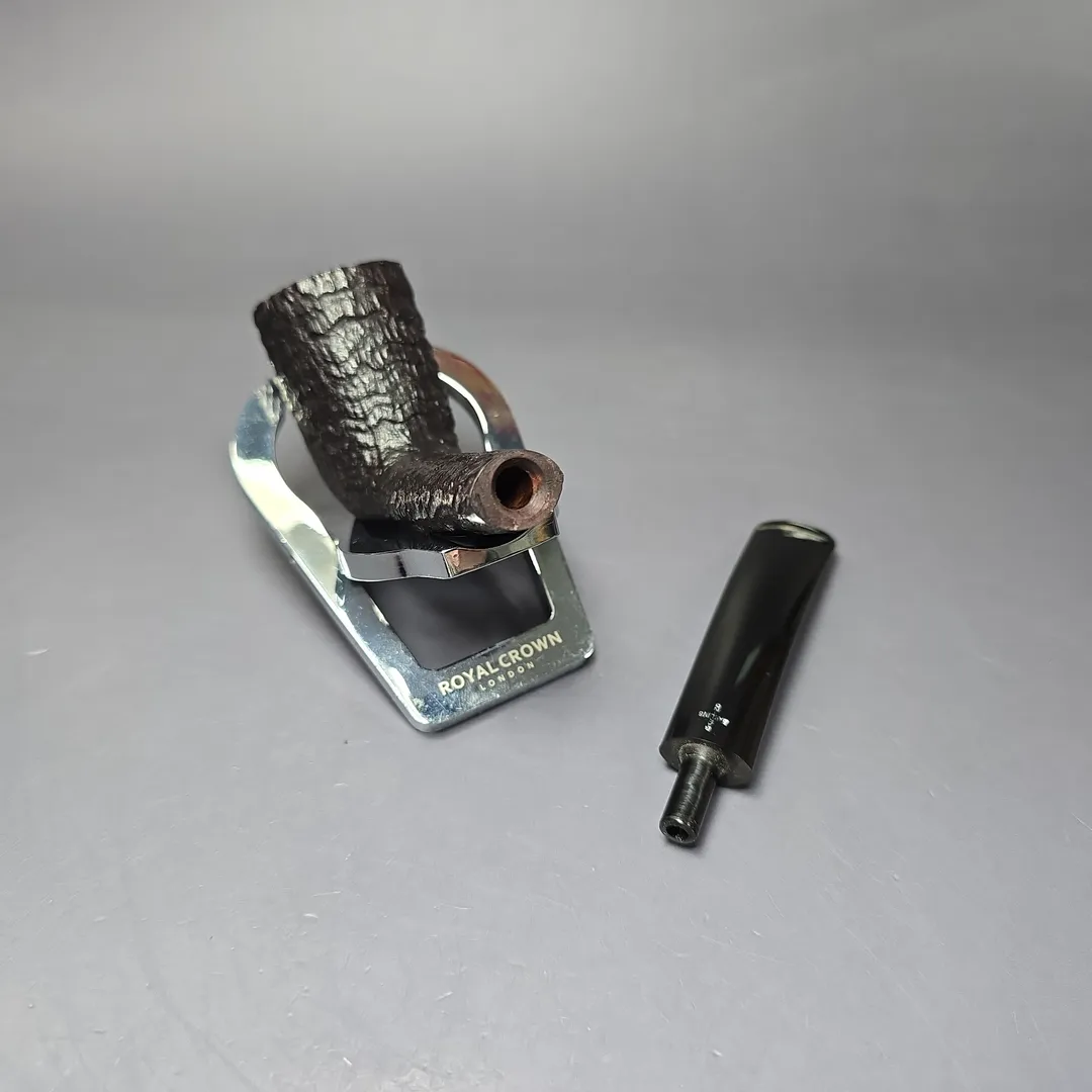 Barling's Make 1960-62 4804 Sandblasted Zulu Estate Briar Pipe, English Estates - Image 12