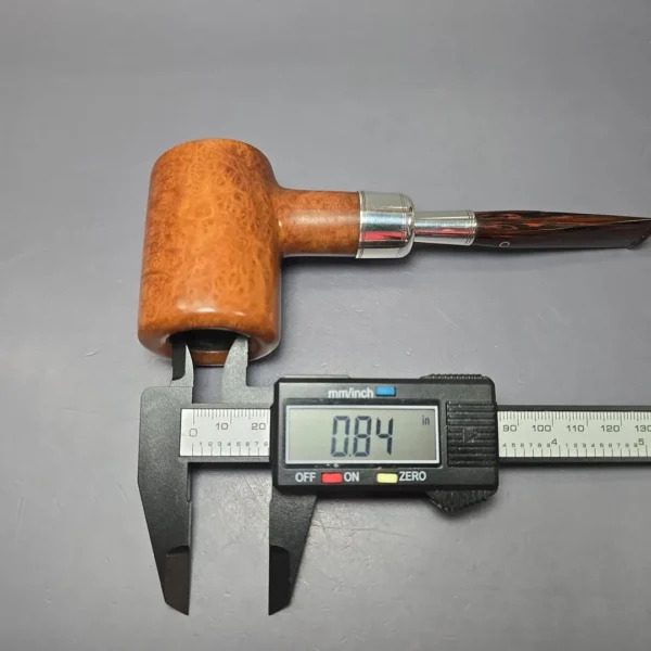Ashton 2004 Sovereign XXX Smooth Poker w/ Silver Spigot Estate Briar Pipe, English Estates - Image 11