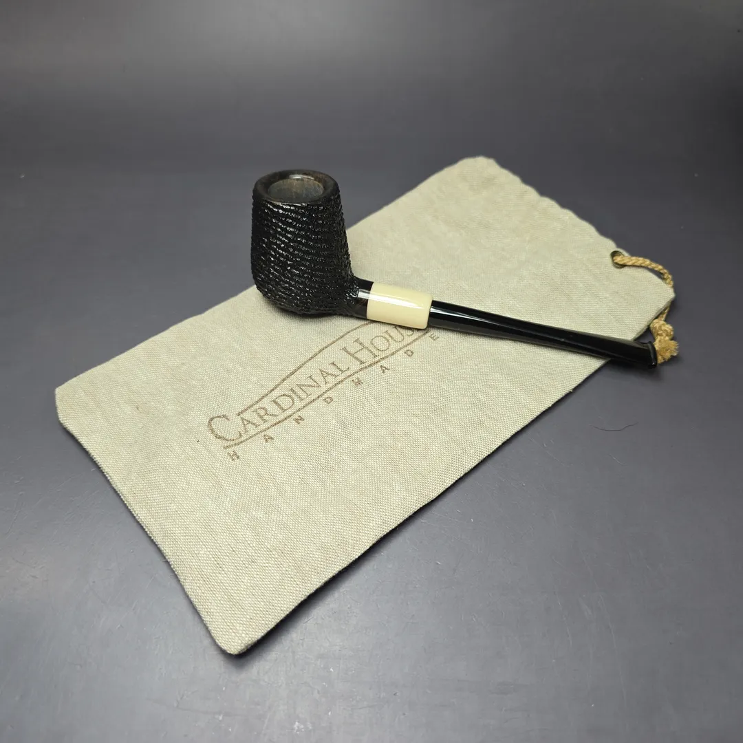 Walt Cannoy Cardinal House Morton Tuxedo Brandy w/ Ivorite Estate Briar Pipe, Unsmoked - Image 12