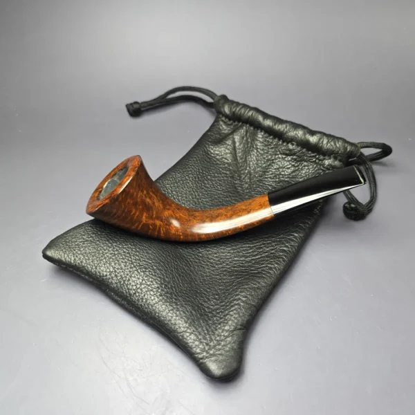Adam Remington Smooth Horn Estate Briar Pipe, Unsmoked - Image 12