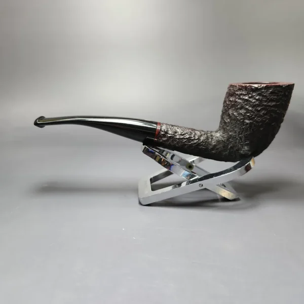 James Upshall Bark Group 6 Partially Rusticated Dublin Estate Briar Pipe, Unsmoked - Image 3