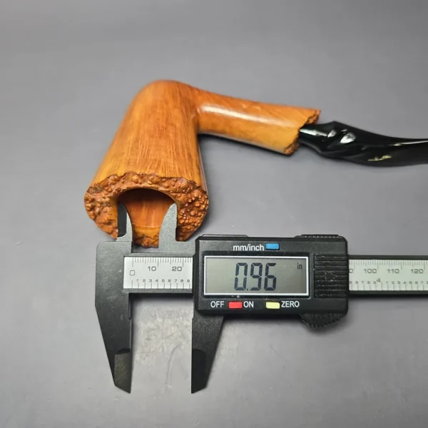 Savinelli Autograph Grade 00 XL Smooth Freehand Estate Briar Pipe, Unsmoked, 6mm - Image 12