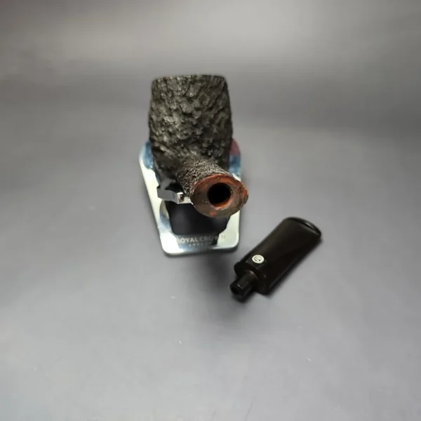 James Upshall Bark Group 6 Partially Rusticated Canadian Estate Briar Pipe, Unsmoked - Image 12