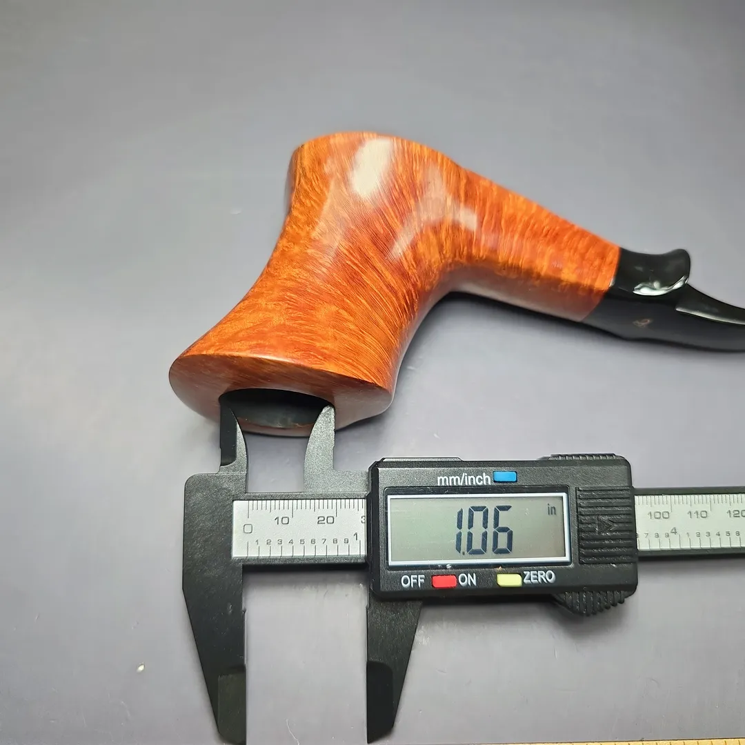 Viprati 5 Clover XL Smooth Freehand Sitter Estate Briar Pipe, Unsmoked - Image 12