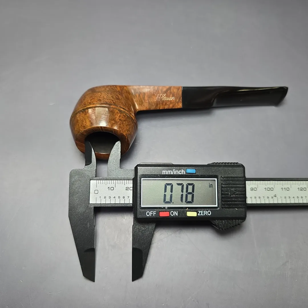 GBD Pre-1980s Ebony 2006 Smooth Bulldog Estate Briar Pipe, Unsmoked - Image 12