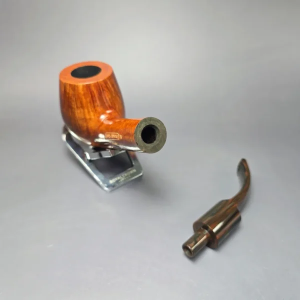 James Upshall Empire Series Tradition Magnum Smooth Bent Billiard Estate Briar Pipe, Unsmoked - Image 13