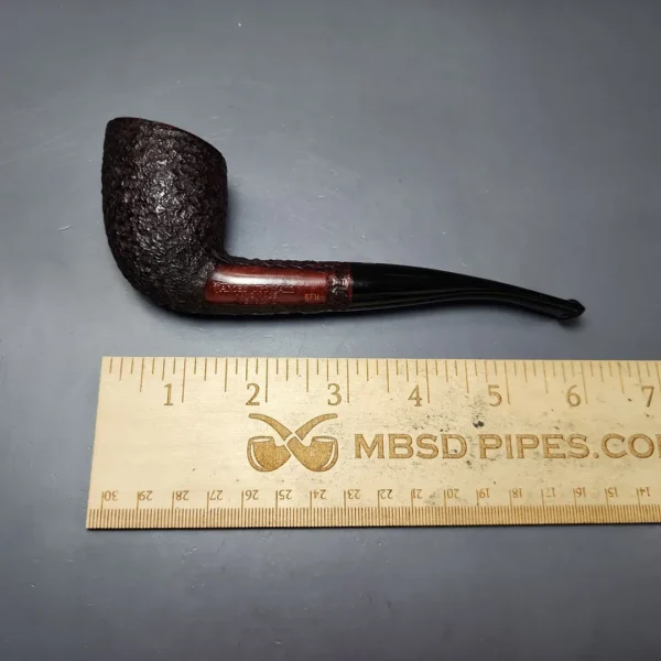 James Upshall Bark Group 6 Partially Rusticated Dublin Estate Briar Pipe, Unsmoked - Image 8