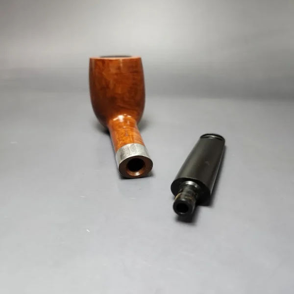 Peterson Pre-Republic Kapet 949 w/ Silver Smooth Oval Shank Billiard Estate Briar Pipe, Irish Estates - Image 12