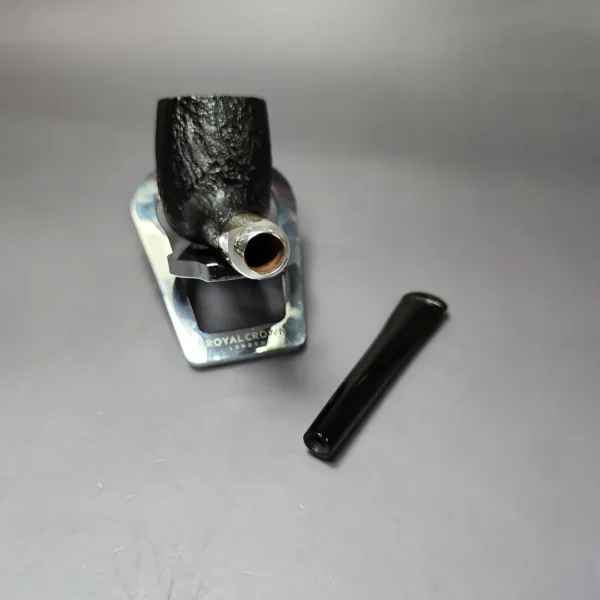 MBSD Briars Timeless Traditions 1 Sandblasted Billiard w/ Silver Handmade Briar Pipe, New - Image 13