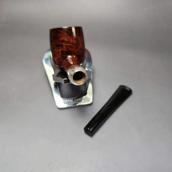 MBSD Briars Timeless Traditions 1 Smooth Billiard w/ Silver Handmade Briar Pipe, New - Image 13