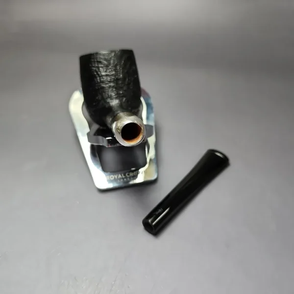 MBSD Briars Timeless Traditions 1 Sandblasted Billiard w/ Silver Handmade Briar Pipe, New - Image 13