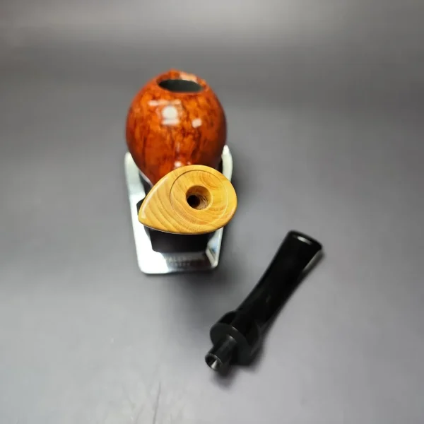 MBSD Briars Modern Masters 2 Smooth Blowfish w/ Boxwood Briar Pipe, New - Image 13