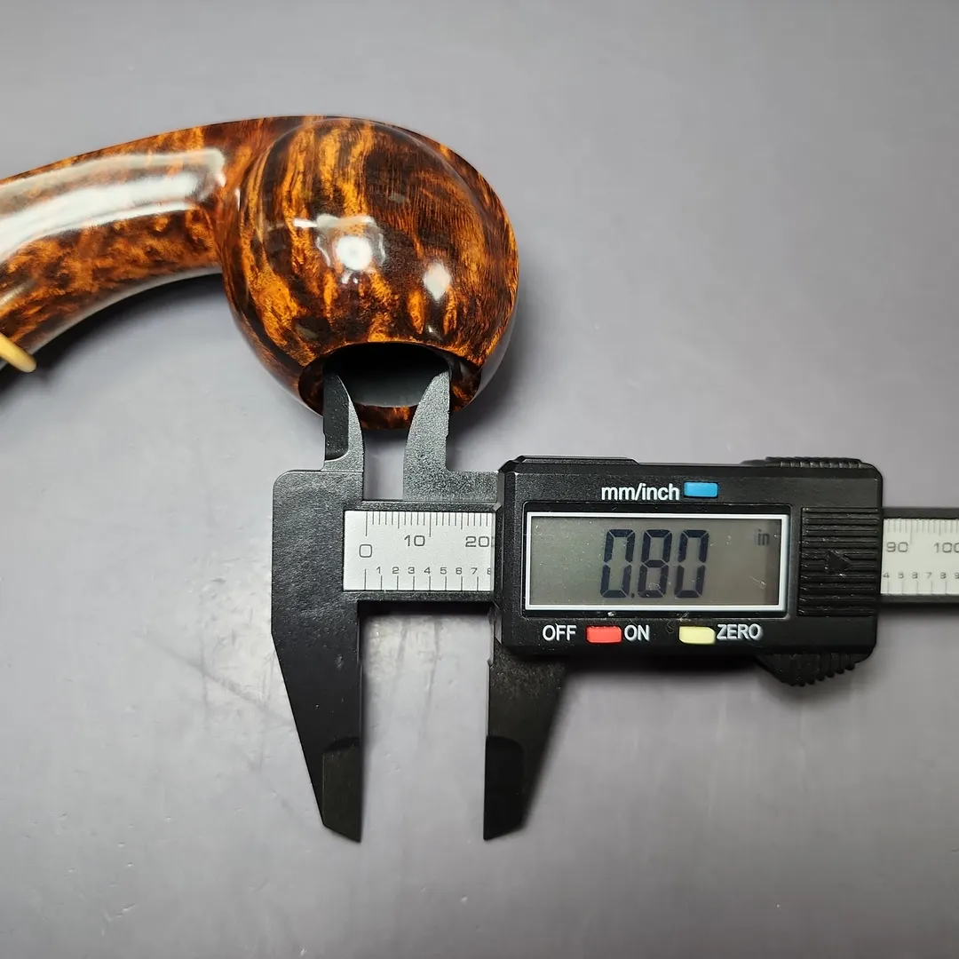 MBSD Briars Modern Masters 2 Smooth Blowfish w/ Boxwood Briar Pipe, New - Image 13