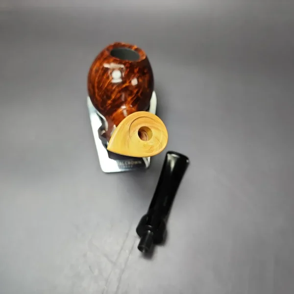 MBSD Briars Modern Masters 2 Smooth Blowfish w/ Boxwood Briar Pipe, New - Image 13