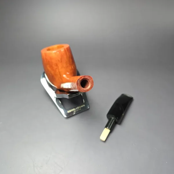 Savinelli Autograph 4 Smooth Freehand Billiard Estate Briar Pipe, Unsmoked, 6mm - Image 13