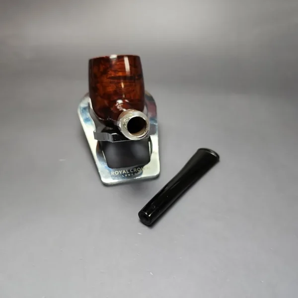 MBSD Briars Timeless Traditions 1 Smooth Billiard w/ Silver Handmade Briar Pipe, New - Image 14