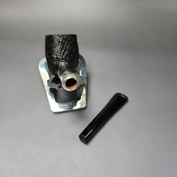 MBSD Briars Timeless Traditions 1 Sandblasted Billiard w/ Silver Handmade Briar Pipe, New - Image 14