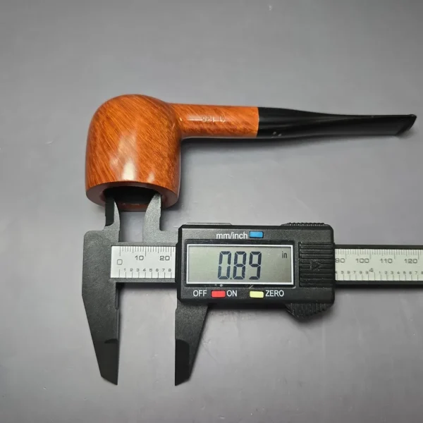 Savinelli Giubileo d'Oro 125 Smooth Pot Estate Briar Pipe, Unsmoked - Image 15