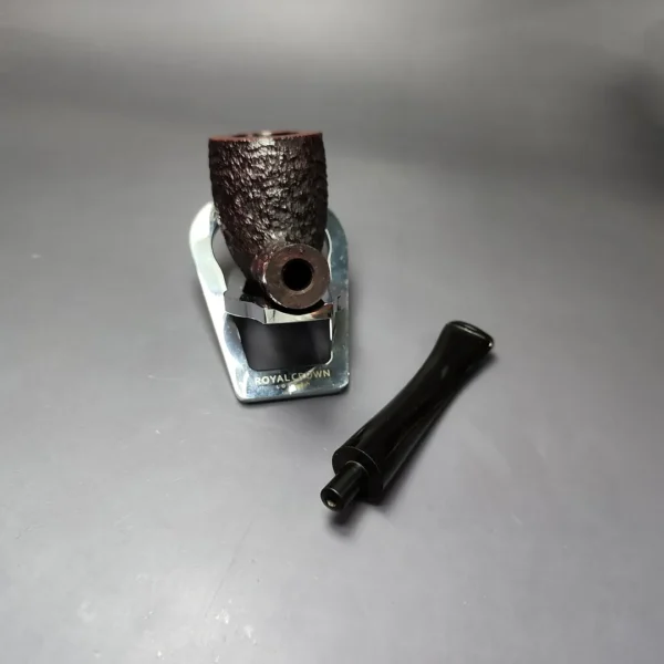 James Upshall Bark Group 6 Partially Rusticated Dublin Estate Briar Pipe, Unsmoked - Image 11