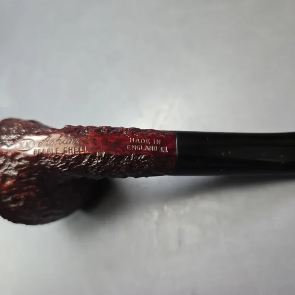 Ashton 1991 Pebble Shell XX Rusticated & Sandblasted Panel Estate Briar Pipe, English Estates - Image 9