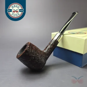 MBSD Briars Timeless Traditions 1 Sandblasted Billiard w/ Silver Handmade Briar Pipe, New