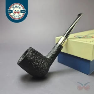MBSD Briars Timeless Traditions 1 Sandblasted Billiard w/ Silver Handmade Briar Pipe, New
