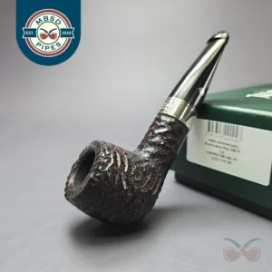 Peterson 160th Anniversary Pat. OB Rusticated Billiard Briar Pipe, New