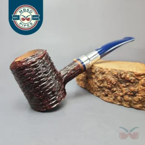 Savinelli Eleganza 310 KS Rusticated Poker Estate Briar Pipe, Unsmoked, 6mm
