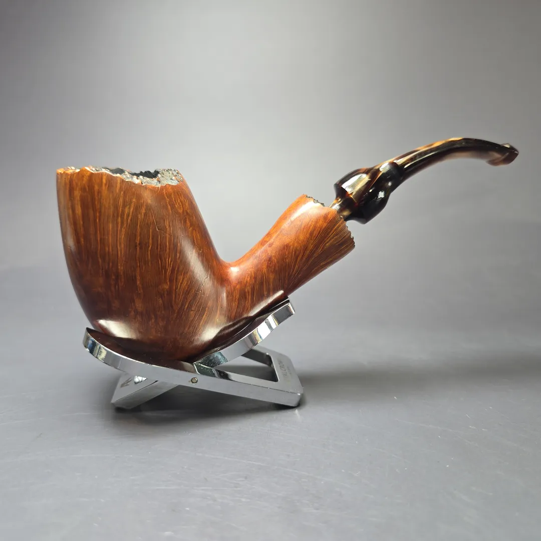 Knute (Karl Erik) B XL Smooth Freehand Egg Estate Briar Pipe, Danish Estates - Image 2