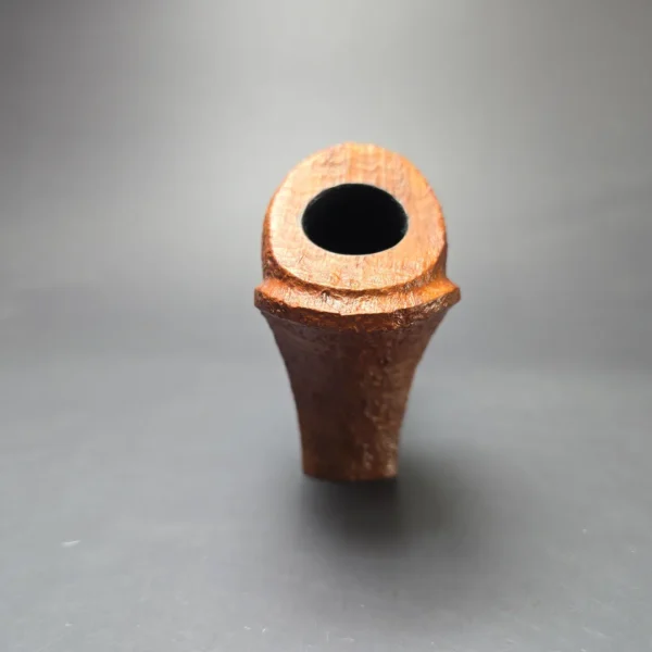 Kent Rasmussen Sandblasted Sphinx Sitter w/ Masur Birch Estate Briar Pipe, Danish Estates - Image 3