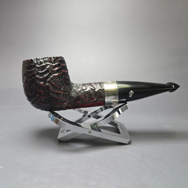 Peterson 160th Anniversary Pat. OB Rusticated Billiard Briar Pipe, New - Image 9