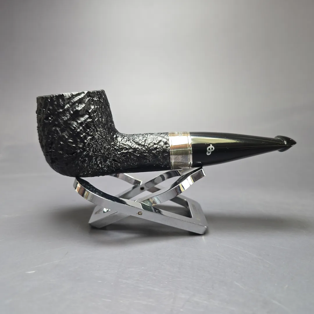 Peterson 160th Anniversary Pat. OB Sandblasted Billiard Briar Pipe, New - Image 3