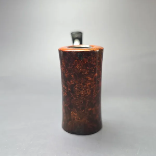 SU Pipes Smooth Cherrywood Sitter w/ Bamboo Handmade Briar Pipe, New - Image 9