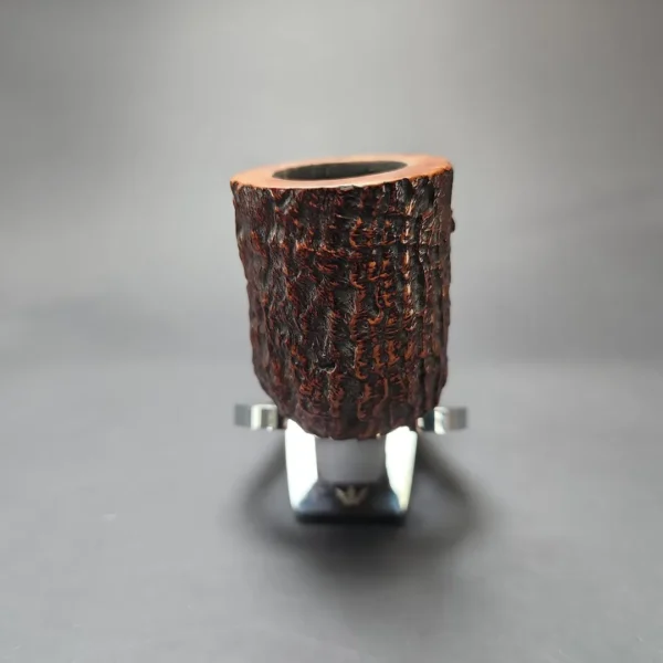 Castello Old Antiquari 4K Partially Sandblasted Billiard Estate Briar Pipe, Italian Estates - Image 3