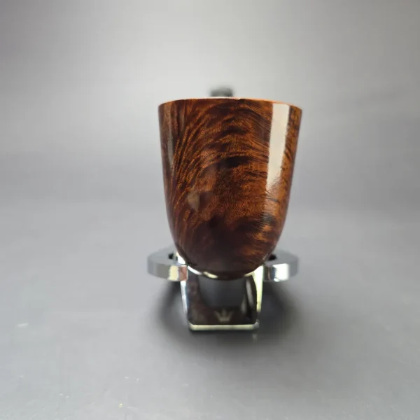 Elwood (Ferndown) Smooth Silver Spigot Dublin Estate Briar Pipe, 9mm - Image 3