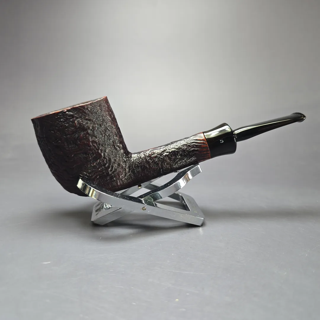 Stanwell Hand Made 02 Reg Era Sandblasted Opera Estate Briar Pipe, Danish Estates - Image 12