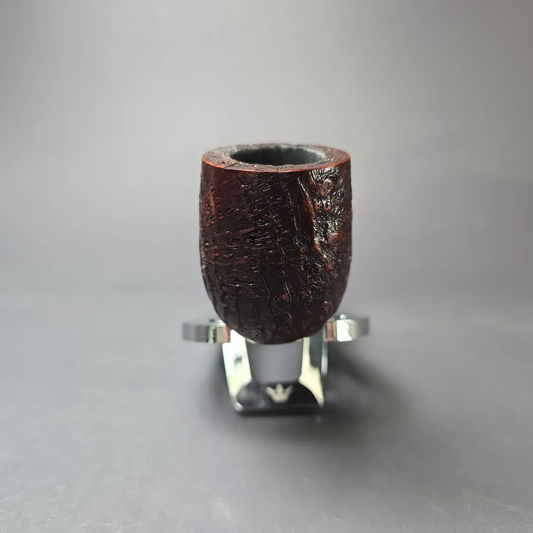 MBSD Briars Timeless Traditions 1 Sandblasted Billiard w/ Silver Handmade Briar Pipe, New - Image 5