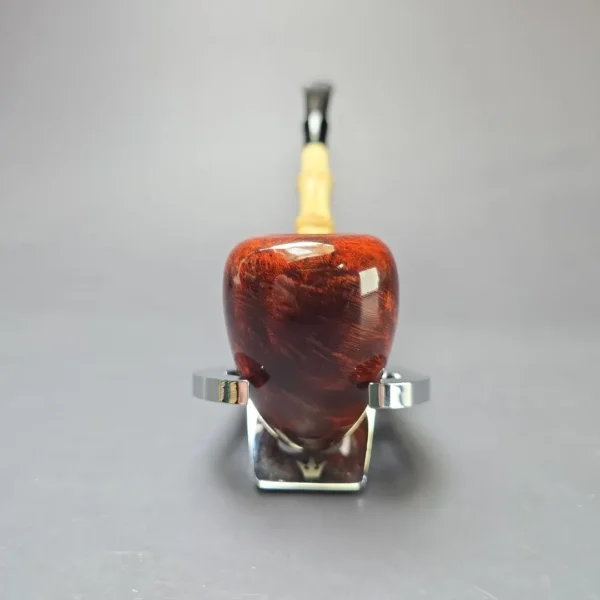 MBSD Briars Modern Masters 1 Smooth Peewit w/ Bamboo Briar Pipe, New - Image 5