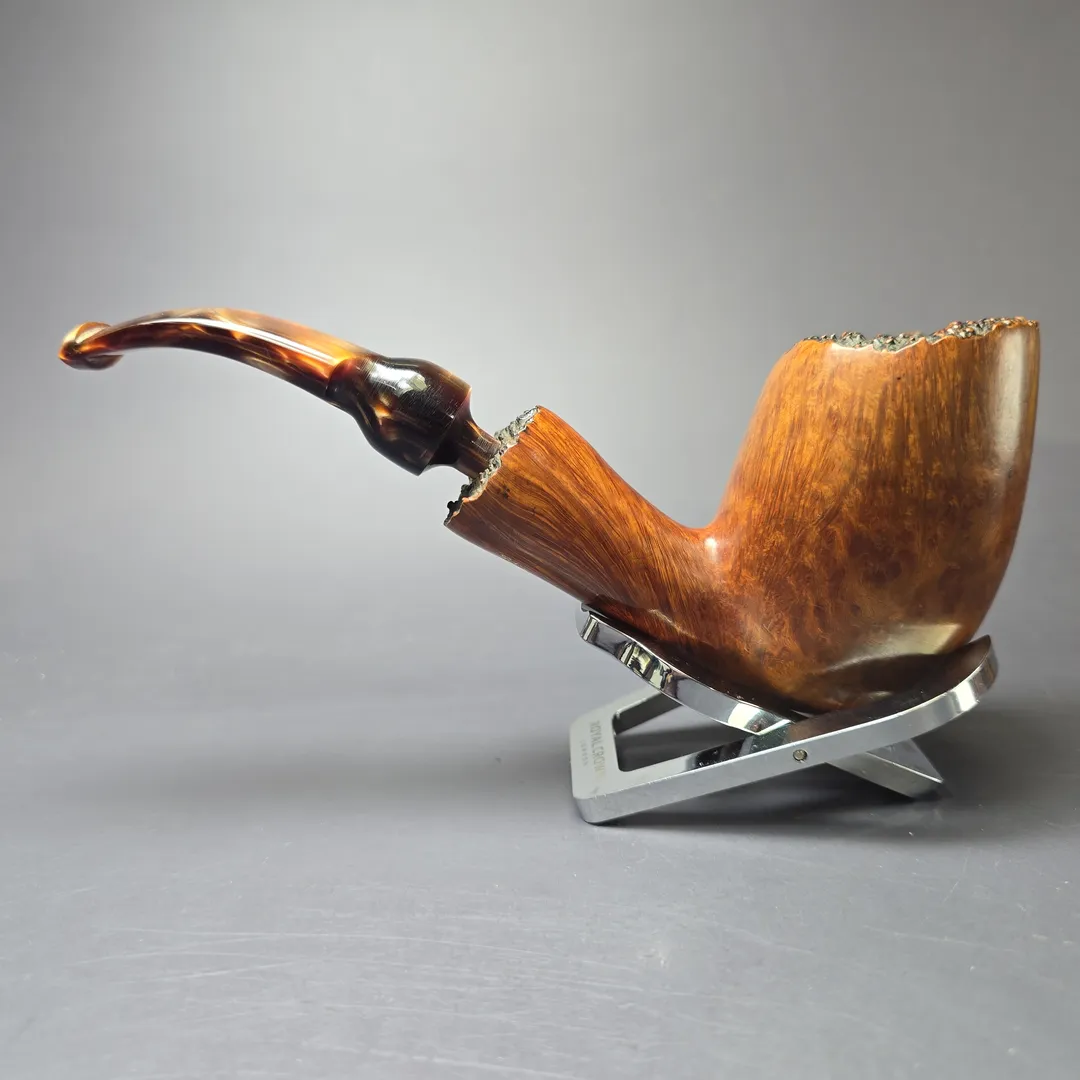 Knute (Karl Erik) B XL Smooth Freehand Egg Estate Briar Pipe, Danish Estates - Image 4