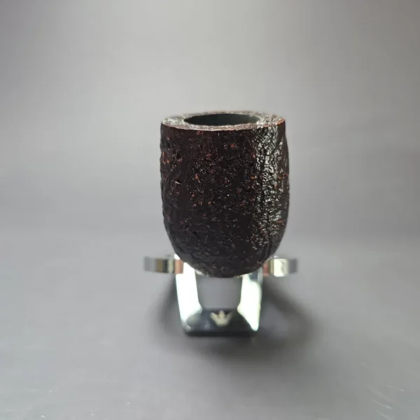 MBSD Briars Timeless Traditions 1 Sandblasted Billiard w/ Silver Handmade Briar Pipe, New - Image 4