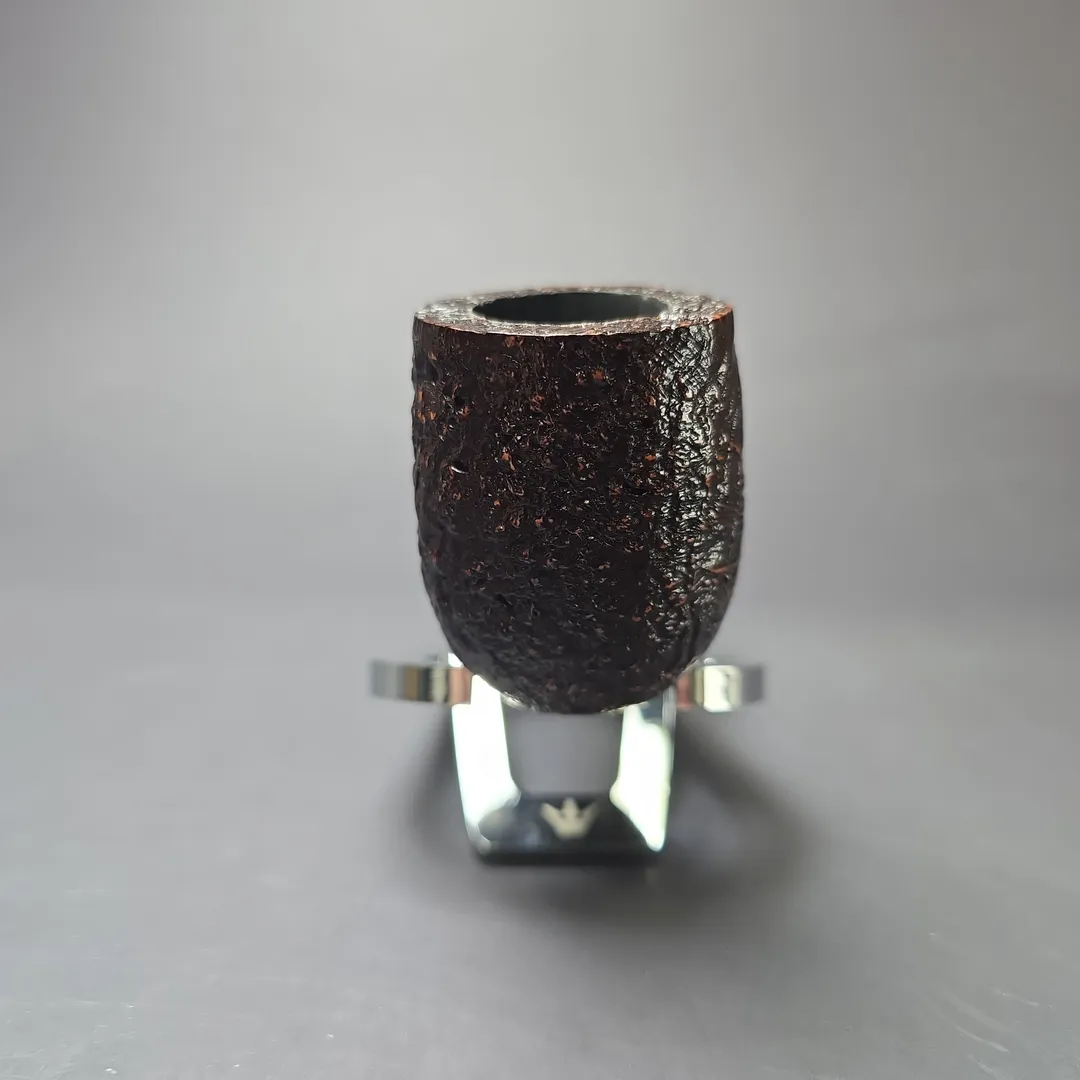 MBSD Briars Timeless Traditions 1 Sandblasted Billiard w/ Silver Handmade Briar Pipe, New - Image 4